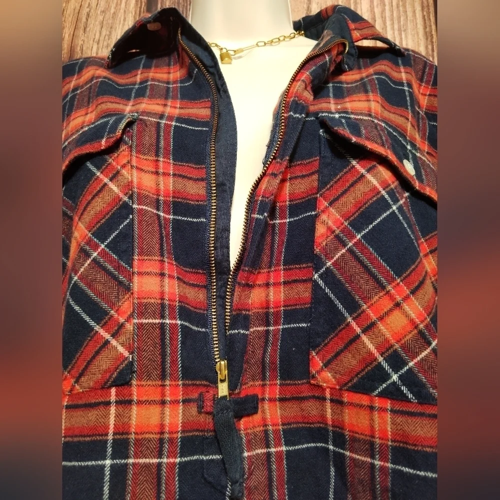 J. Crew navy orange